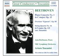 Piano Concerto No.1 Op.15, String Quartet No.16, Overture Egmon... (Audio Cd)