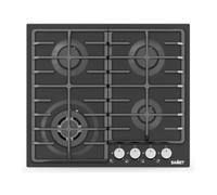 Piano cottura 4 fuochi antracite NewVesuvio60 Samet