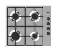 Samet Piano Cottura a Gas 4 Fuochi 60 cm Materiale Acciaio Inox colore Inox - Ariane202460IX