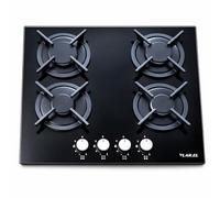 Piano cottura 4 fuochi vetro nero larel model 848g
