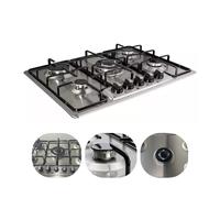 Piano Cottura 5 Fuochi a Gas Slim Inox 70 cm Accensione Elettrica Valvolato