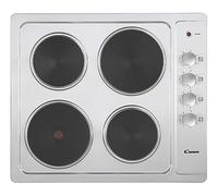 Candy CLE64KX Acciaio inox Da incasso 58 cm Piastra sigillata 4 Fornello(i)