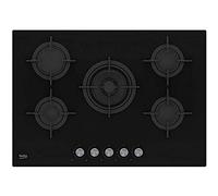 Beko HILW75222S Nero Da incasso 75 cm Gas 5 Fornello(i)