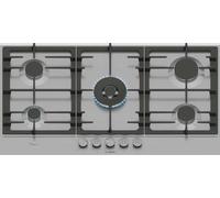 Bosch Serie 6 PCR9A5I90 , Piano cottura a gas, 90 cm, Acciaio inox