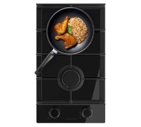 Piano Cottura a Gas a 2 Fuochi Bolero Squad G 2400F Glass Black 5.2kW Triplo