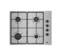 Beko HIGG 64103 SX piano cottura Acciaio inox Da incasso 60 cm Gas 4 Fornello(i)