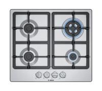 Bosch Serie 4 PGH6B5B90 Piano cottura a gas 60 cm Acciaio inox