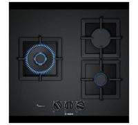 Bosch PPC6A6B20 piano cottura Nero Da incasso Gas 3 Fornello(i)