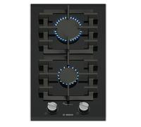 Bosch Piano cottura domino a gas PRB3A6I40 in vetroceramica nero da 30 cm - Serie 8