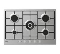 Candy Moderna CHW74WX Acciaio inox Da incasso 75 cm Gas 5 Fornello(i)