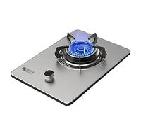 Piano cottura a gas da incasso a 1 fuoco da 43 cm, spegnimento con termocoppia e protezione blocco bambini, fornello da cucina a gas di petrolio liquefatto/gas naturale [Classe energetica A] (Co