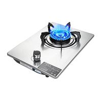 Piano Cottura a Gas, Fornello a Gas con bruciatore Fornello a Gas con bruciatore 5 2Kw Fornello da Incasso Tavolo da Cucina Portatile con Automatico