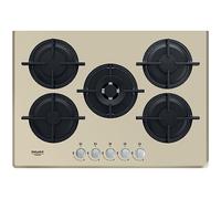 Hotpoint Ariston HAGD 72S/CH Linea Estetica Diamond ·Colorazione Champagne piano cottura da 75 cm