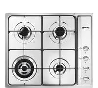 Smeg SR64S piano cottura Acciaio inox Da incasso 60 cm Gas 4 Fornello(i)