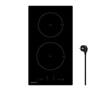 Piano Cottura a Induzione 2 Fuochi Incasso 3600 W Riscaldamento Continuo Booster