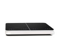 Piano Cottura a Induzione Doppio Portatile, Piastra Induzione, Fornello Induzione, 2 Fuochi, 3500 W, Sensibile, Timer di 4 Ore, Regolazione della Temperatura e Potenza