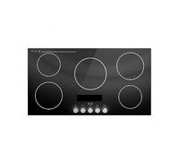 Piano cottura a induzione integrato a 2/4/5 fuochi Piano cottura elettrico in vetro ceramico da 11/12/30/35 pollici con 9 livelli di potenza,Risparmia Tempo(12in 110V)