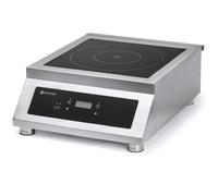 HENDI 5000 D XL - Fornello a Induzione, Metallico, 5000 W