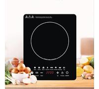 Piano cottura a induzione: piastra a induzione singola, 2200 W, regolazione 8 potenza e 8 livelli di temperatura, piano cottura a induzione 2200 W, 1 piastra, timer 4 ore, blocco di sicurezza