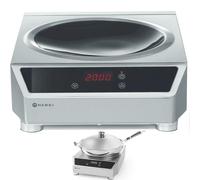 Piano cottura a induzione Profi Line 3500W con wok - Hendi 239766