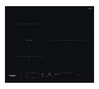 Piano cottura a induzione Whirlpool WB B3760 BF 3 zone 60 cm Nero