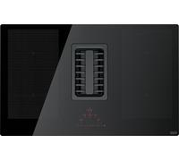 Piano cottura ad incasso a induzione con cappa integrata colore cristallo nero fma 839 hi 340.0595.364 franke