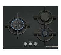 Piano cottura Bosch Serie 6 PPC6A6I10 3 fuochi FlameSelect vetro temperato nero