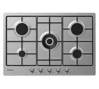 Candy Classic CHW74WTX Acciaio inox Da incasso 75 cm Gas 5 Fornello(i)