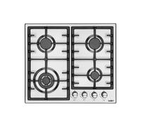 Piano cottura 58x51 cm in acciaio Inox con 4 fuochi - Samet Efesto
