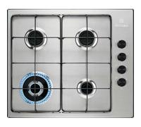 Electrolux Piano cottura EGS6414X - Acciaio Inox ad incasso 60 cm, 4 fuochi a gas