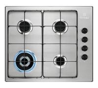 Electrolux EGS6414X Piano cottura Acciaio Inox ad incasso 60 cm Gas 4 fuochi