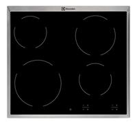 Electrolux - Piano Cottura EHF16240XK Elettrico 4 Zone Cottura da 57.6 cm Colore Nero
