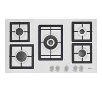 Elleci Plano 90 Bianco Da incasso 86 cm Gas 5 Fornello(i)