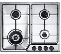 De’Longhi FFA 46 ASDV piano cottura Acciaio inox Da incasso 60 cm Gas 4 Fornello(i)