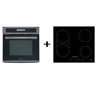 Piano Cottura Forno di Set Induzione Black Steel Bridgezone Slider respekta [EEK: A]