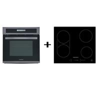 Piano Cottura Forno di Set Induzione Black Steel Bridgezone Slider respekta [EEK: A]