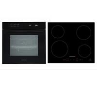 Piano Cottura Forno di Set Induzione Montaggio Aria Calda Timer Pyrolyse [EEK: A+]