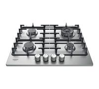 Hotpoint Piano cottura PPH 60G D/IX 60 cm 4 fuochi Acciaio inox Comandi frontali
