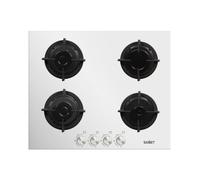 Samet Piano Cottura a Gas 4 Fuochi 60 cm Materiale Vetro colore Bianco - Venere60BI