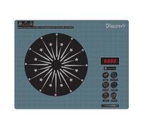 Piano cottura in vetroceramica, 1 piastra con spina, 30 cm, montaggio o portatile