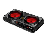 Piano cottura in vetroceramica portatile MPM MKE-21 2 zone 2000W