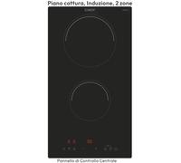 Candy CID 30/1 Nero Da incasso 30 cm Piano cottura a induzione 2 Fornello(i)