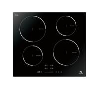 Piano cottura induzione 4 zone colore nero - Master Kitchen MKHI604BK