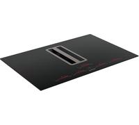 Piano Cottura Induzione Cappa Integrata, Touch Slider, Flex Zone, 4 Zone, 7.4 kW, Filtrante e Aspirante, Vetroceramica Nero, FLOW-IN-PRO MAX, 7170.8.733.02, Misure cm 85x52 (Foro 82x49)