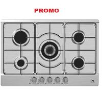 Piano cottura MASTER KITCHEN a gas 75 cm colore Acciaio Inox cod: MKHG 75 E XS