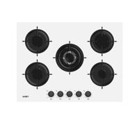 Piano cottura Samet Minerva 70 da incasso a gas 5 fuochi con manopole frontali i