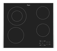 Piano cottura Whirlpool AKT 8130 BA ceramico 4 zone nero integrato