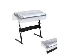 Piano Cover Cloth - PE, Electronic Piano Cover Waterproof Foldable | Transparent Dustproof Shield, Keyboard Dirt Proof Protector for home practice, school classrooms, music lessons, studio
