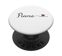 Piano - cuore PopSockets PopGrip Adesivo