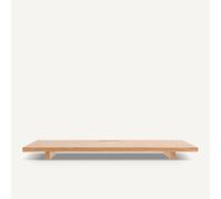 Piano da scrivania impiallacciato rovere L200, Mikube Beige TU